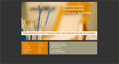 Desktop Screenshot of frauenpraxis-basel.ch